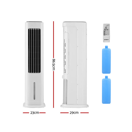 NNEDSZ Tower Evaporative Air Cooler Conditioner Portable Cool Fan Humidifier 6L