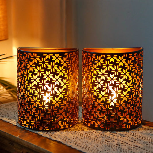 Set of 2-8''H Wall Sconce Lighting Lamps(Snowflake)