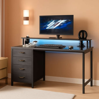 compare product 47 Inch Computer Desk With LED Lights For Home Office