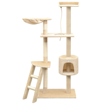 compare product Vidaxl cat scratching post with sisal scratching posts 150 cm beige