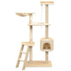 Vidaxl cat scratching post with sisal scratching posts 150 cm beige