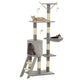 Vidaxl cat scratching post with sisal scratching posts 138 cm gray
