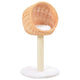 Vidaxl cat scratching post with sisal scratching post natural willow wood