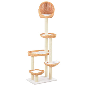 compare product Vidaxl cat scratching post with sisal scratching post natural willow wood