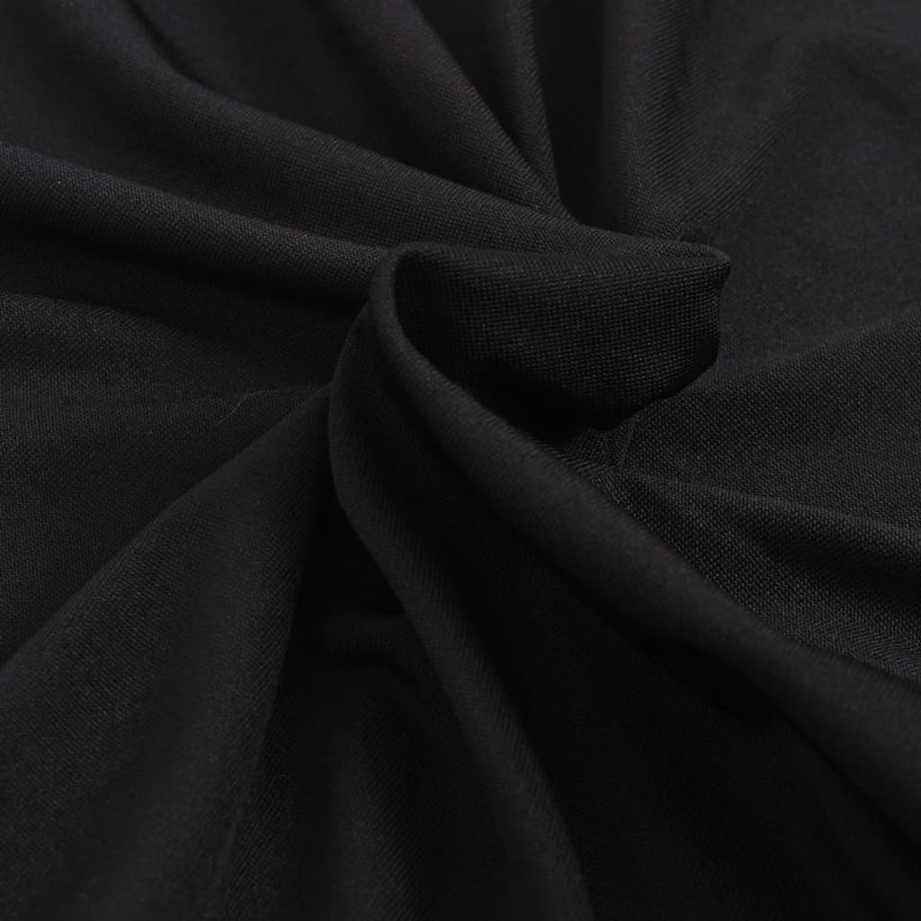 NNEVL Stretch Couch Slipcover Black Polyester Jersey