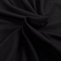 NNEVL Stretch Couch Slipcover Black Polyester Jersey