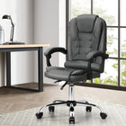 NNEED Massage Office Chair Racing Chairs PU Leather Grey