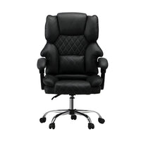 NNEED Massage Office Chair PU Leather Black