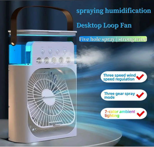 NNEOBA Three-in-One Portable Air Cooler Fan