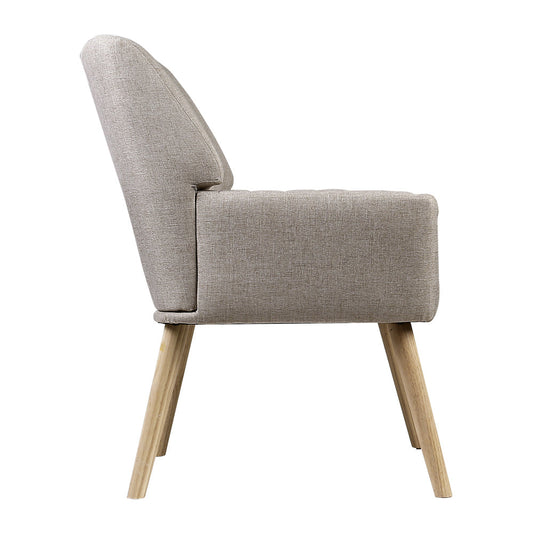 NNEDSZ Armchair Lounge Chair Armchairs Accent Chairs Sofa Couch Fabric Beige