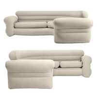 NNEDSZ Intex Corner Sofa Inflatable Couch - L-shaped Corner Sofa
