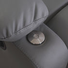 NNEIDS Levede Massage Chair Recliner Chairs Grey